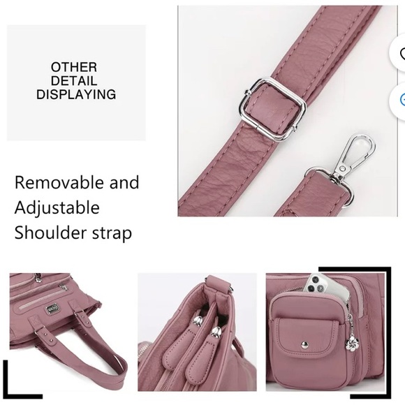 NWT Kl928 Tote Bag Dusty Rose - Picture 4 of 6